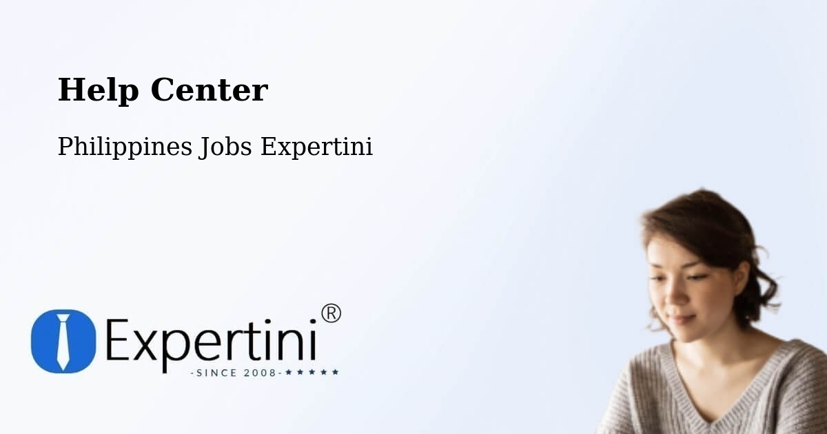 Help Center – Daet - Philippines Jobs Expertini